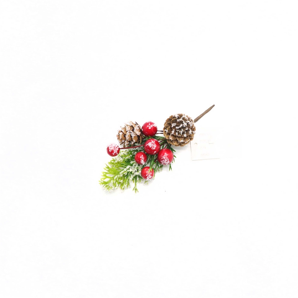 Hot Foam Cranberry Artificial Flower Christmas Tree Decoration Cuttings Picks